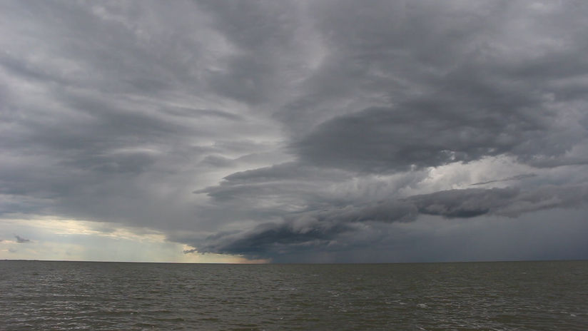 Stormy Skies Over Lake